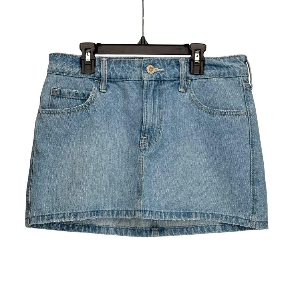 Hollister Mid Rise Jean Skirt Size 2
